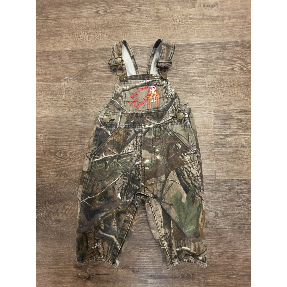 Lil' Joey Boys Toddler Size 2T Medium Camo Overalls My First Tree Stand